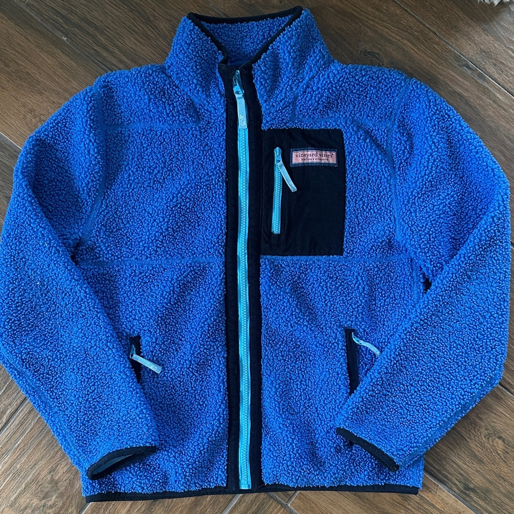 Vineyard Vines Blue Jacket with Contrast Trim